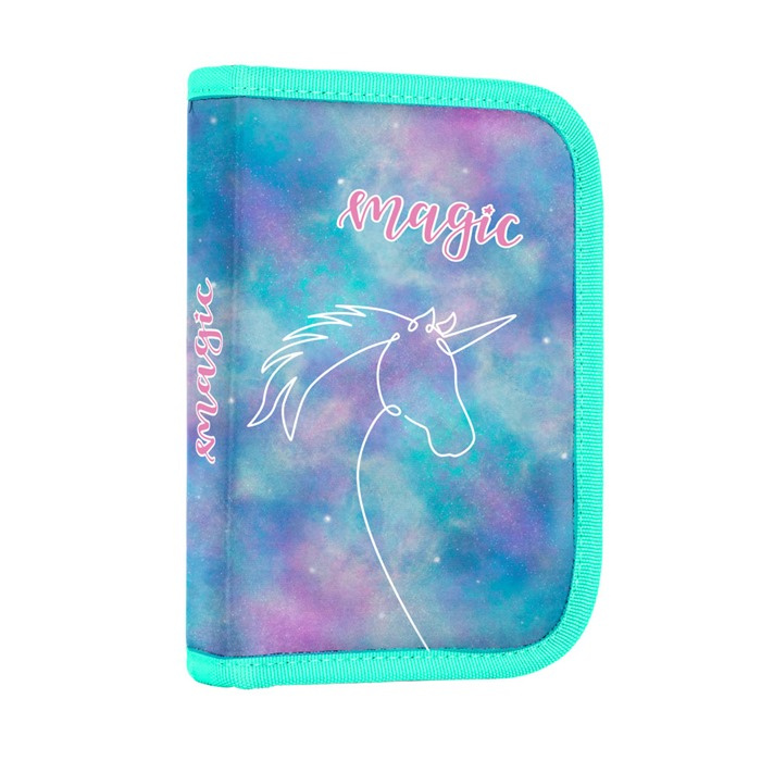 Penál 1 p. 2 chlopně, prázdný Unicorn KARTONPP