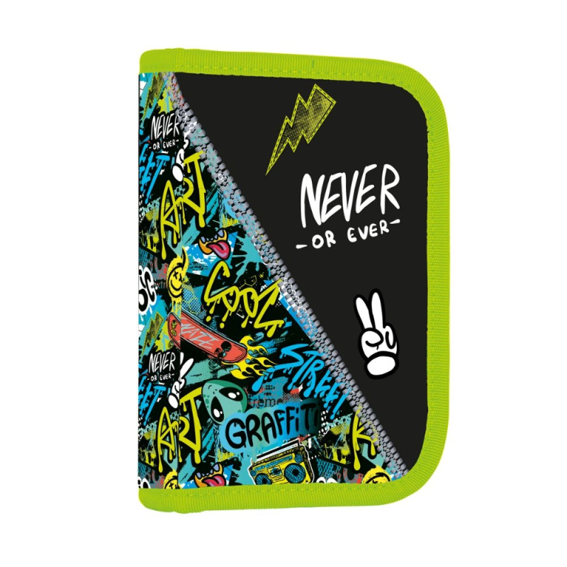 Penál 1 p. 2 chlopně, prázdný Funny Boy KARTONPP