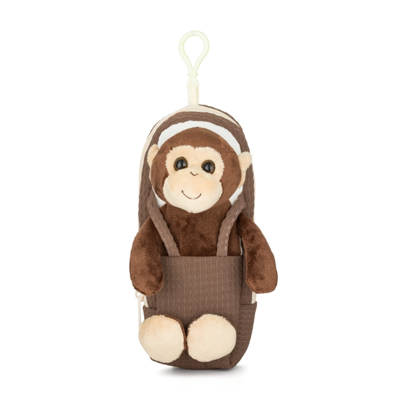 Etue dětská plyšová Opice KARTONPP