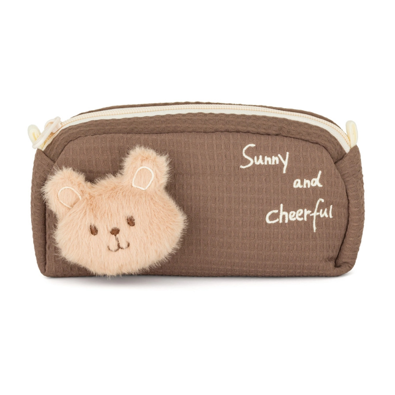 Etue dětská plyšová Medvěd hnědý KARTONPP