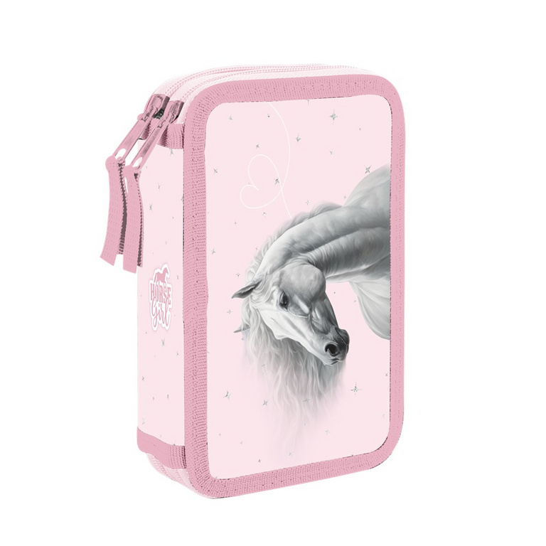 Penál 2 p. prázdný kůň romantic KARTONPP
