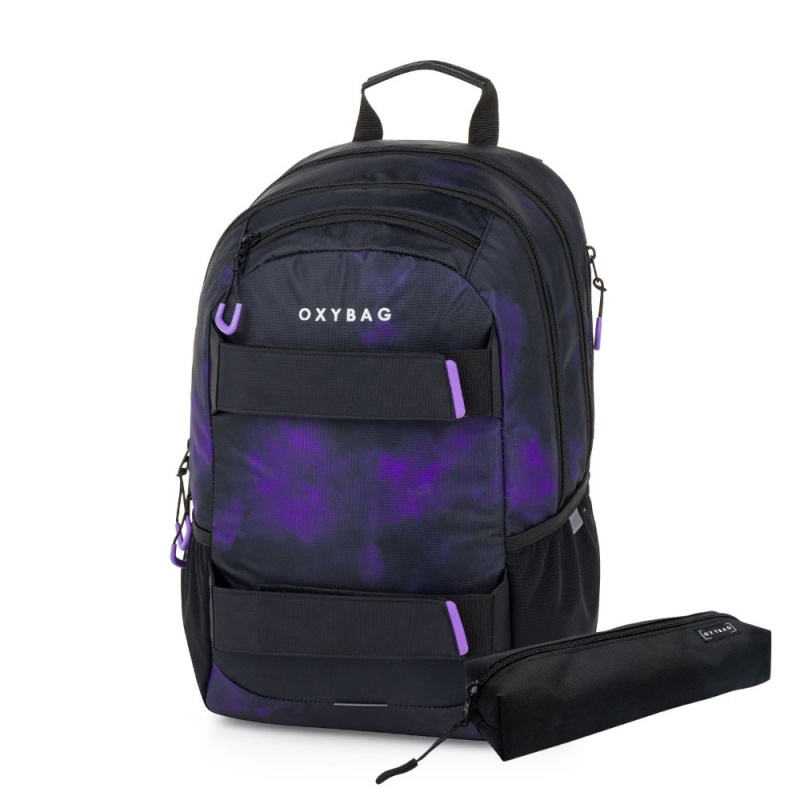 Studentský batoh + etue OXY Sport Grunge girl KARTONPP