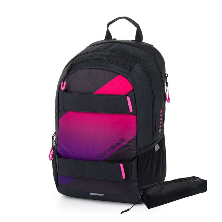 Studentský batoh + etue OXY Sport Ombre girl KARTONPP