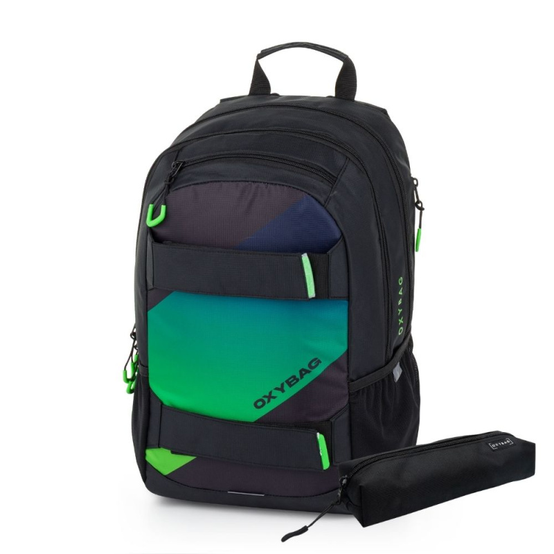 Studentský batoh + etue OXY Sport Ombre boy KARTONPP