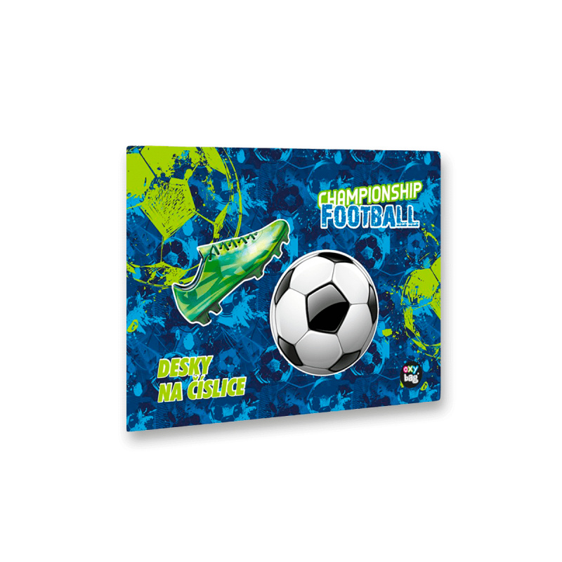 Desky na číslice fotbal 2 KARTONPP