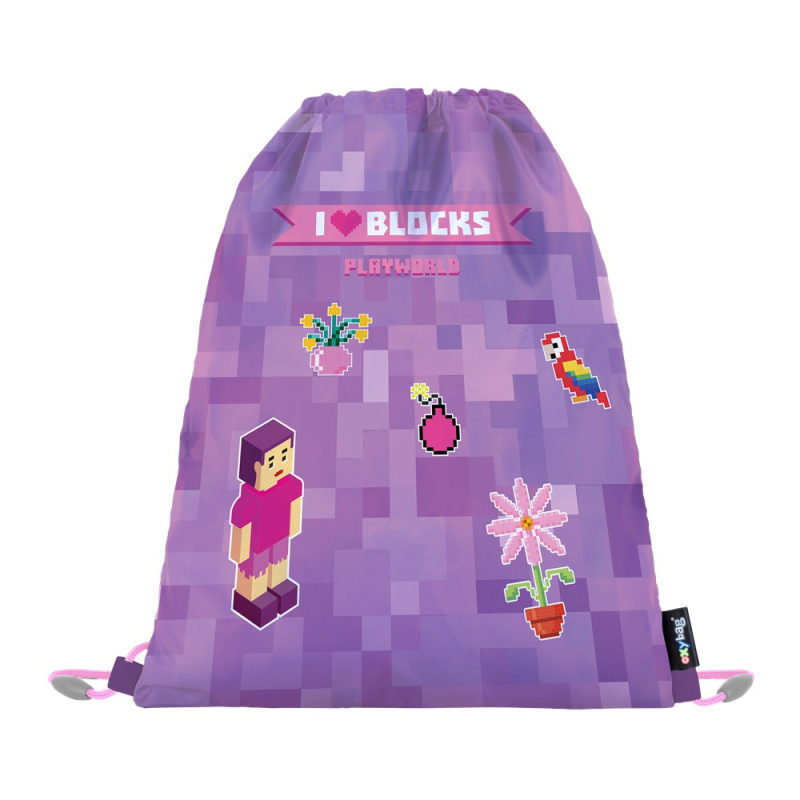 Sáček na cvičky Playworld Girl KARTONPP