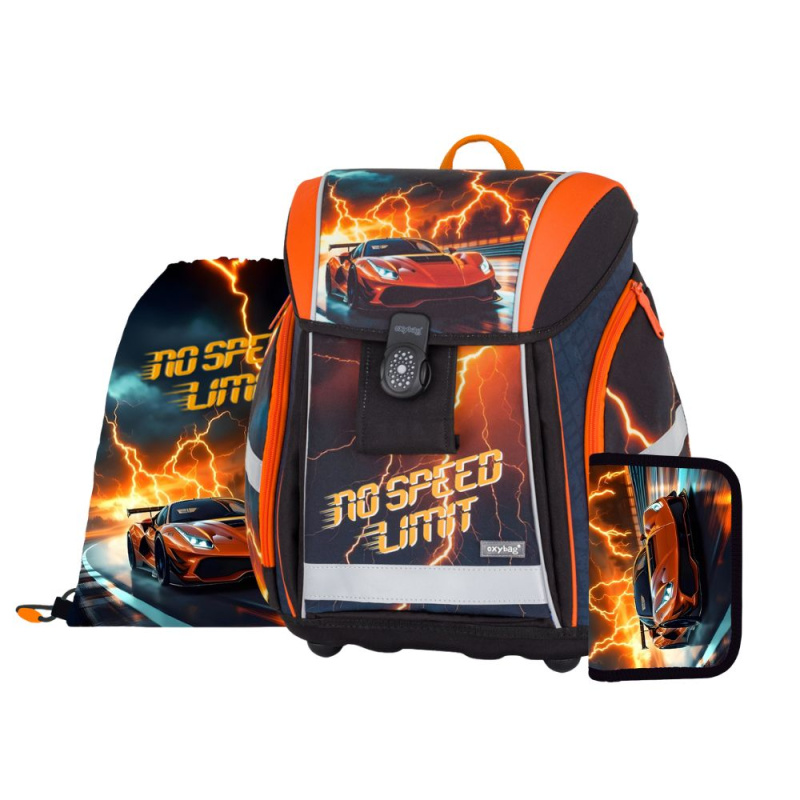 Školní set 3ks PREMIUM LIGHT auto 2 KARTONPP