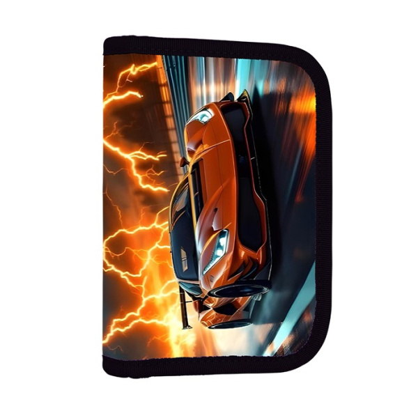 Penál 1 p. 2 chlopně, prázdný auto 2 KARTONPP