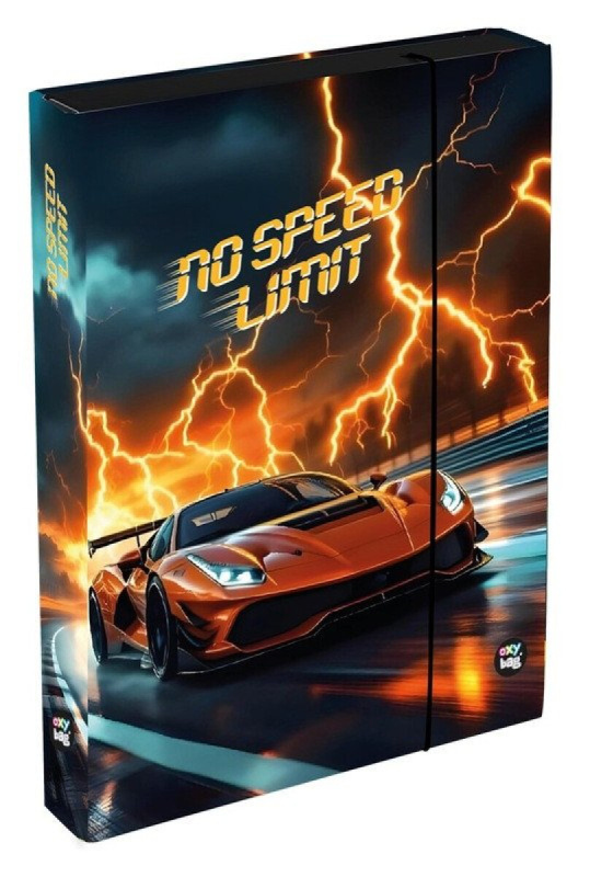 Box na sešity A4 Jumbo auto 2 KARTONPP