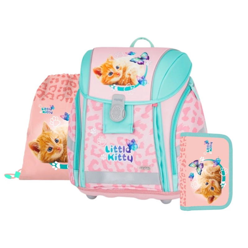 Školní set 3ks PREMIUM LIGHT Kočka KARTONPP