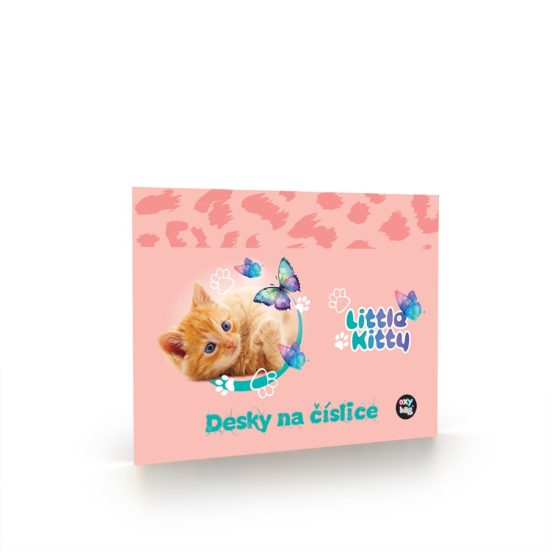 Desky na číslice Kočka KARTONPP