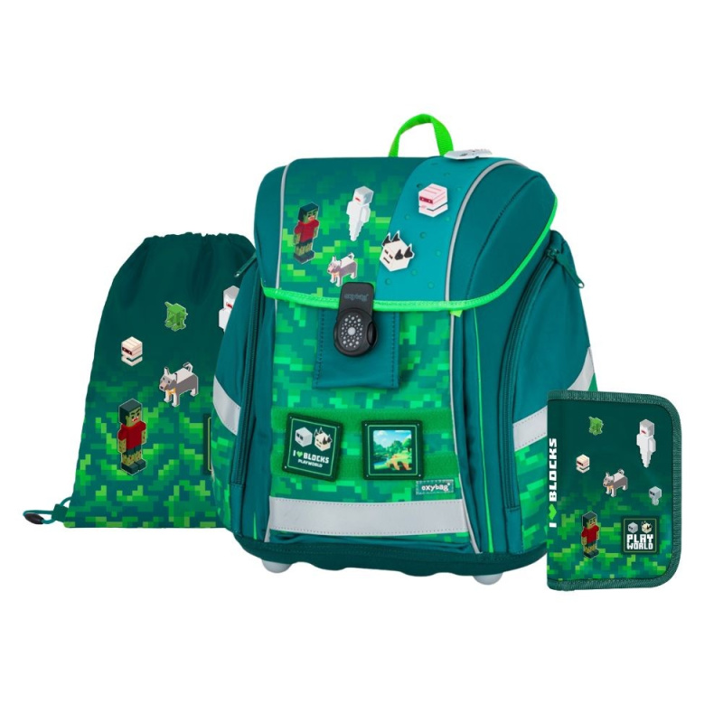 Školní set 3ks PREMIUM LIGHT Playworld KARTONPP