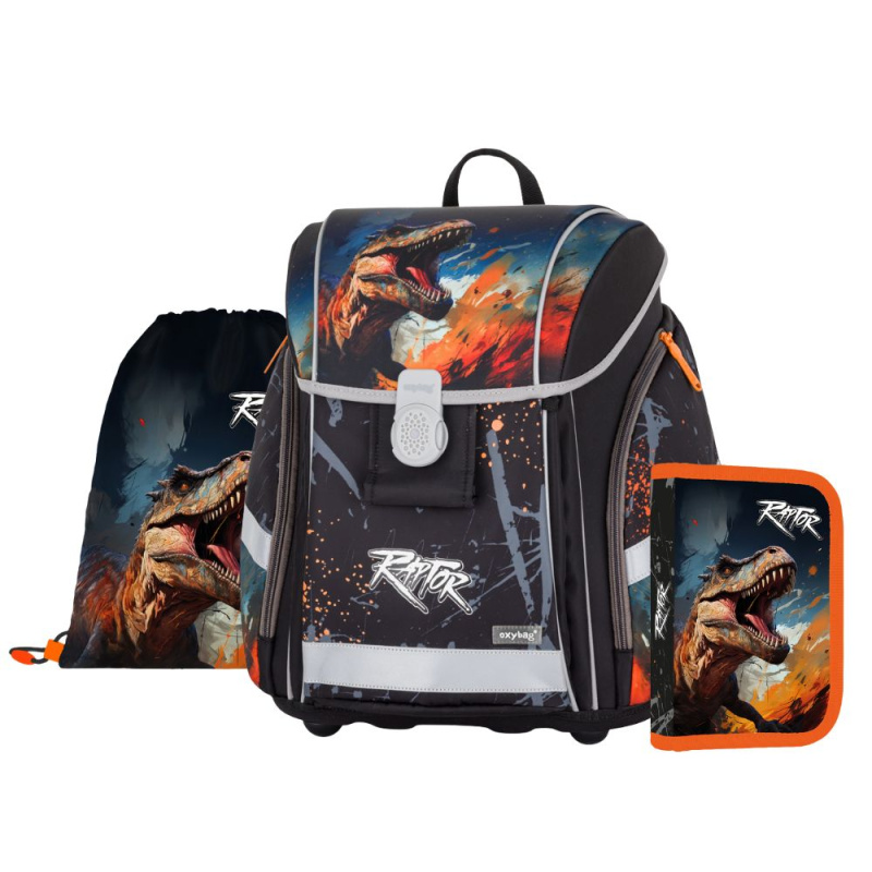Školní set 3ks PREMIUM LIGHT Dino KARTONPP