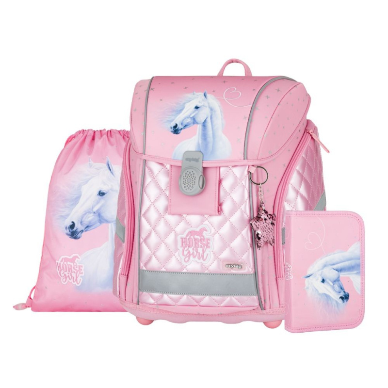 Školní set 3ks PREMIUM LIGHT kůň romantic KARTONPP