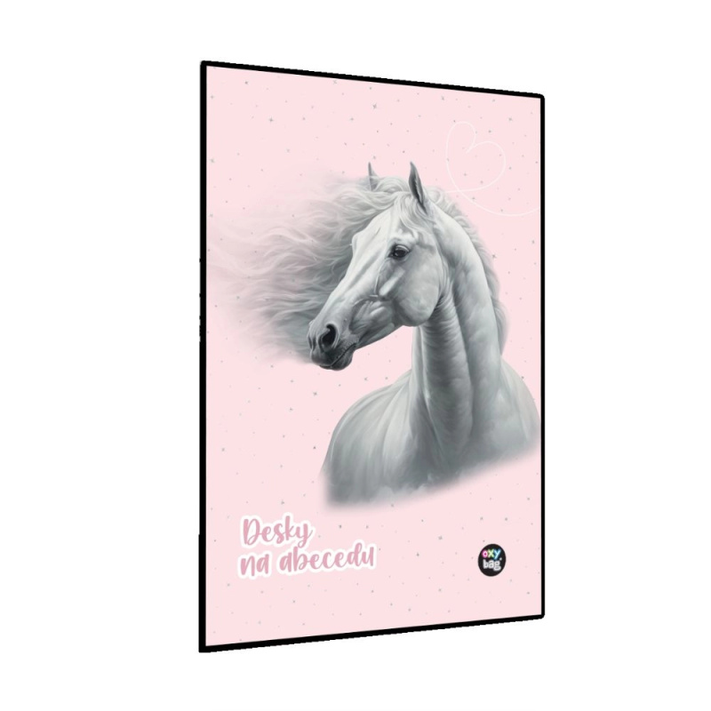 Desky na ABC kůň romantic KARTONPP