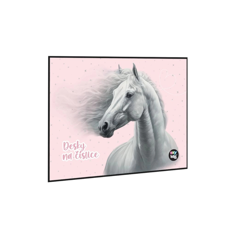 Desky na číslice kůň romantic KARTONPP