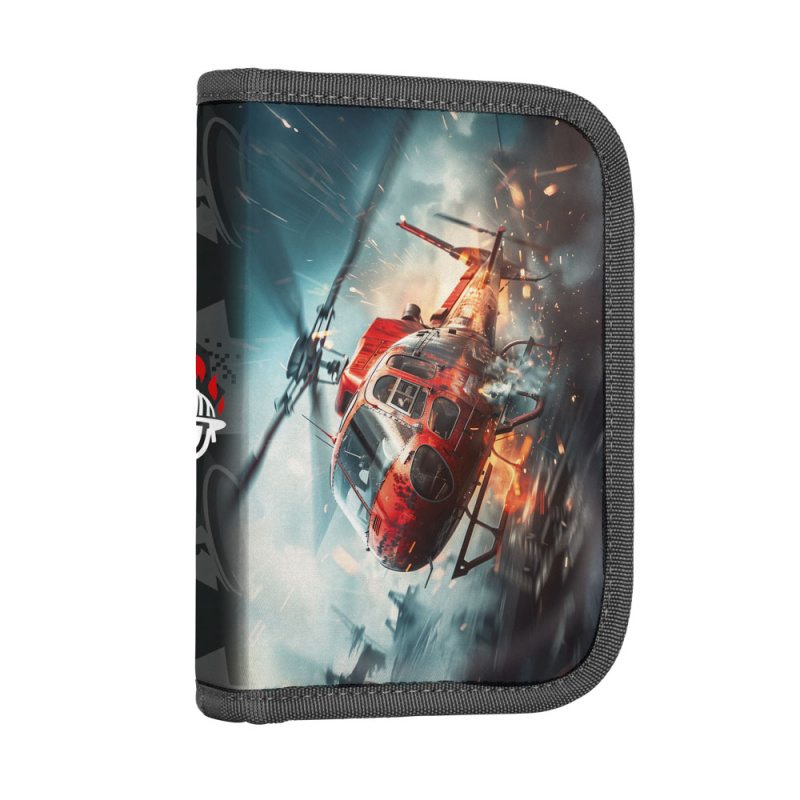 Penál 1 p. 2 chlopně, prázdný Hasiči KARTONPP