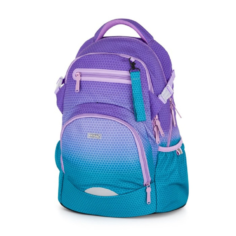 Školní batoh OXY Ombre Blue - Pink KARTONPP