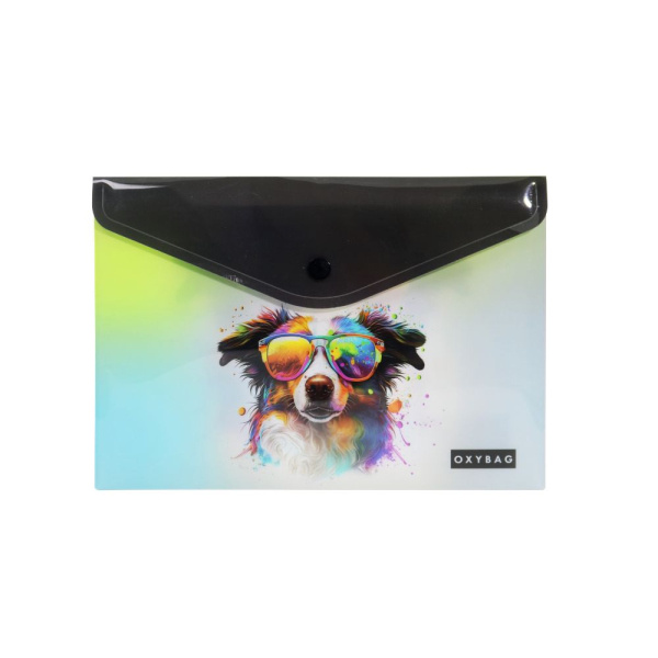 Psaníčko s drukem A5 s tiskem crazy animals pes KARTONPP