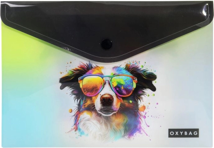 Psaníčko s drukem A5 s tiskem crazy animals pes KARTONPP