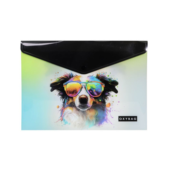 Psaníčko s drukem A4 s tiskem crazy animals pes KARTONPP