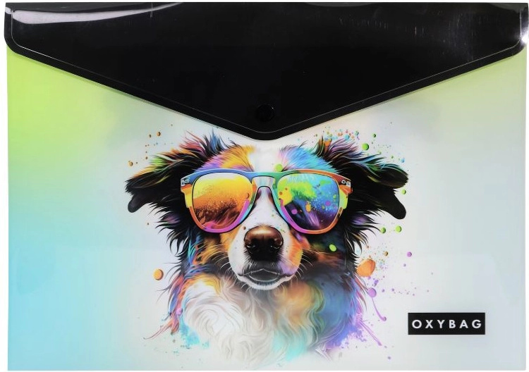 Psaníčko s drukem A4 s tiskem crazy animals pes KARTONPP