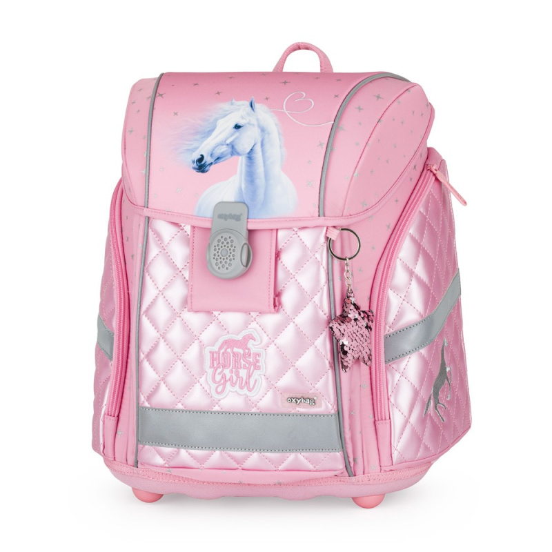 oxybag Premium Light - aktovka - Kůň romantic