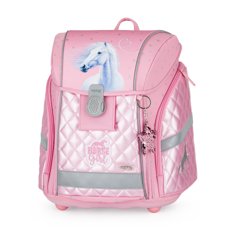 oxybag Premium Light - aktovka - Kůň romantic