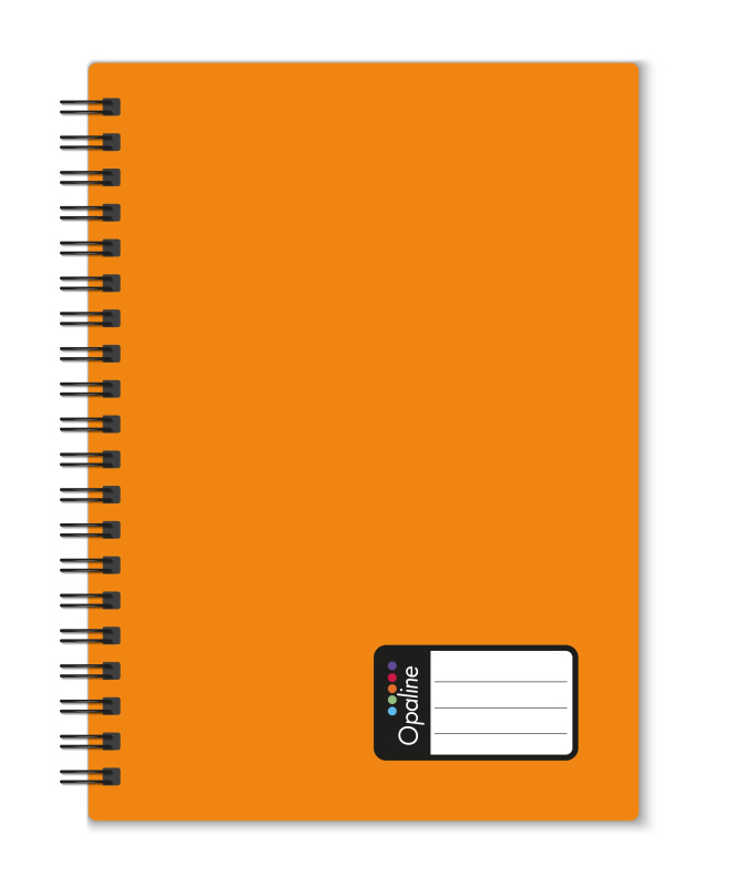Twin wire blok A4 PP Opaline oranžová KARTONPP