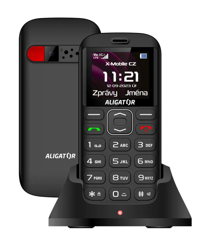 Aligator A720 Senior Černá
