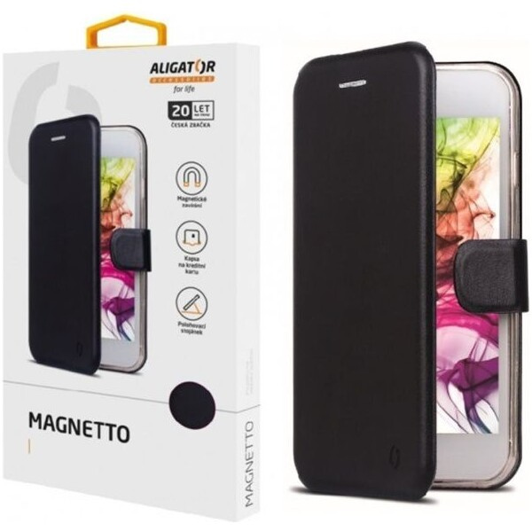 Pouzdro ALIGATOR Magnetto Aligator S6550 Duo, černé Černá
