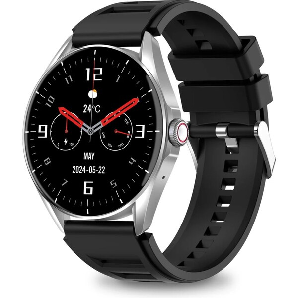 Aligator Watch AMOLED, stříbrné AW09SR Stříbrná
