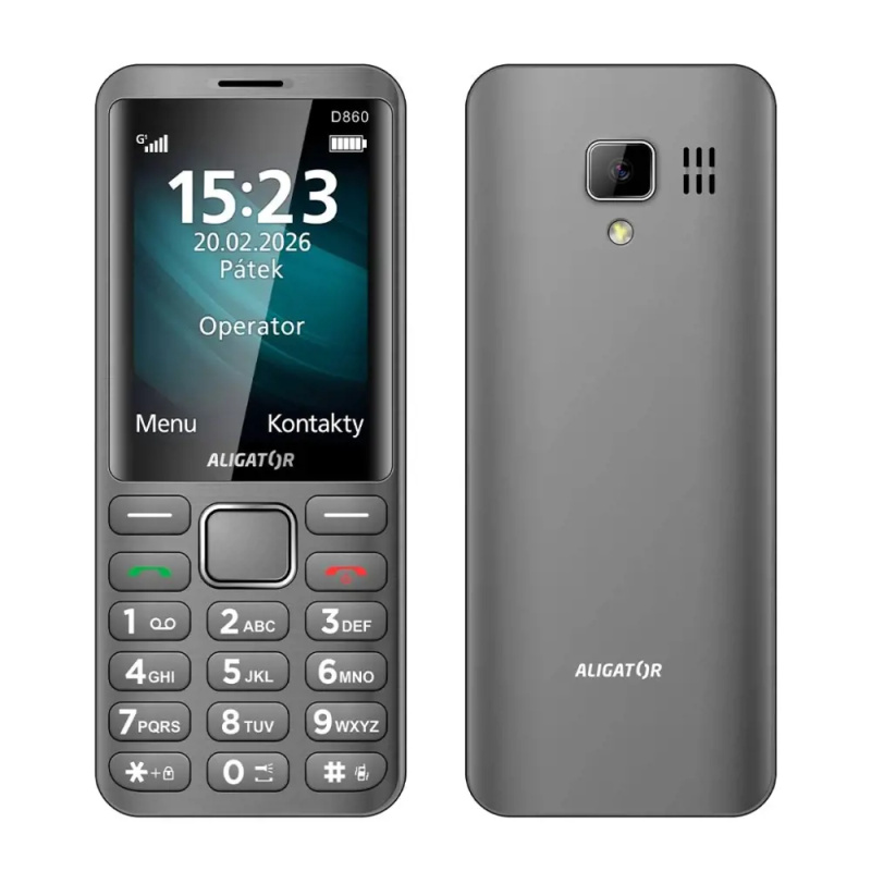 Aligator D860 AD860SR Titanová