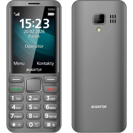Aligator D860 AD860SR Titanová