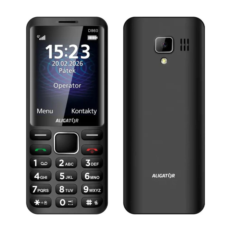 Aligator D860 AD860BK Černá