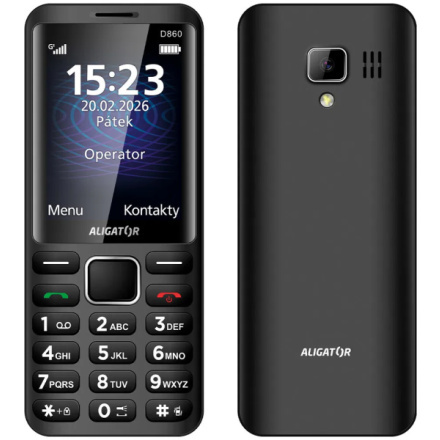 Aligator D860 AD860BK Černá