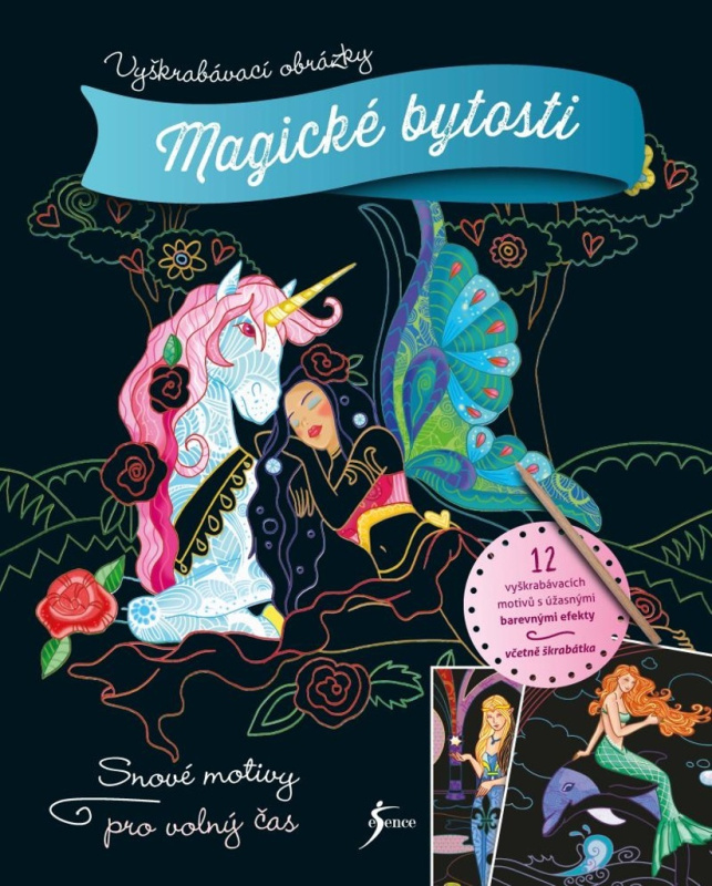 Vyškrabávací obrázky: Magické bytosti Euromedia Group, a.s.
