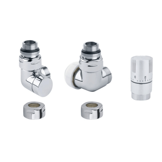 Termostatická sada ISAN úhlová levá bílá O39BUAL102