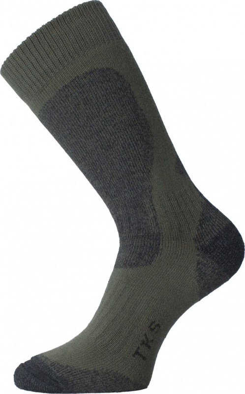 Unisex funkční ponožky LASTING TKS zelené Velikost: XL