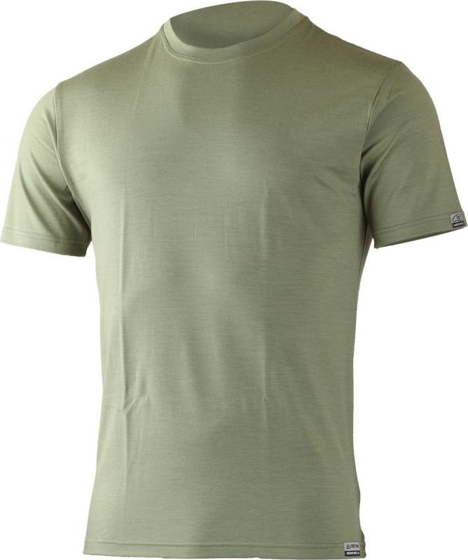 Pánské merino triko LASTING Chuan zelené Velikost: M