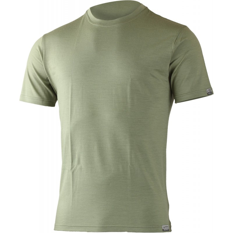 Pánské merino triko LASTING Chuan zelené Velikost: M