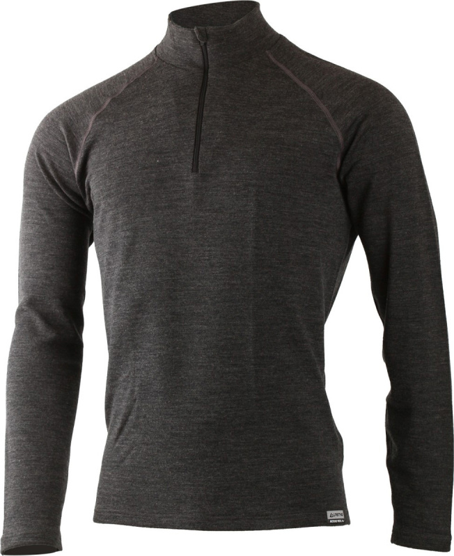Pánská merino mikina LASTING Wary šedá Velikost: XL