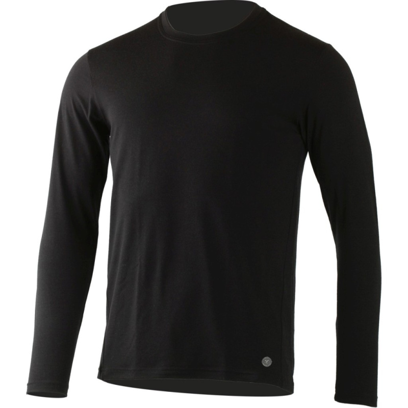 Pánské merino triko LASTING Alan černé Velikost: L