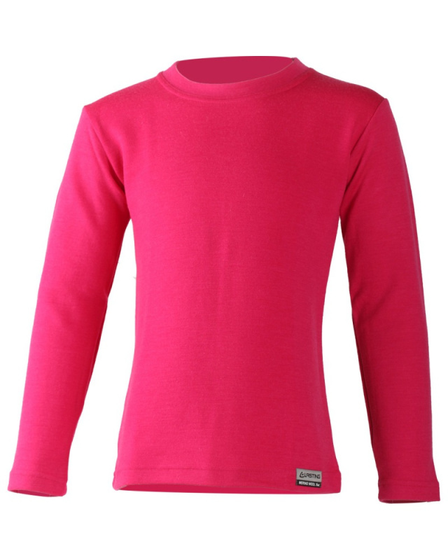 Dětská merino mikina LASTING Stony růžová Velikost: 120