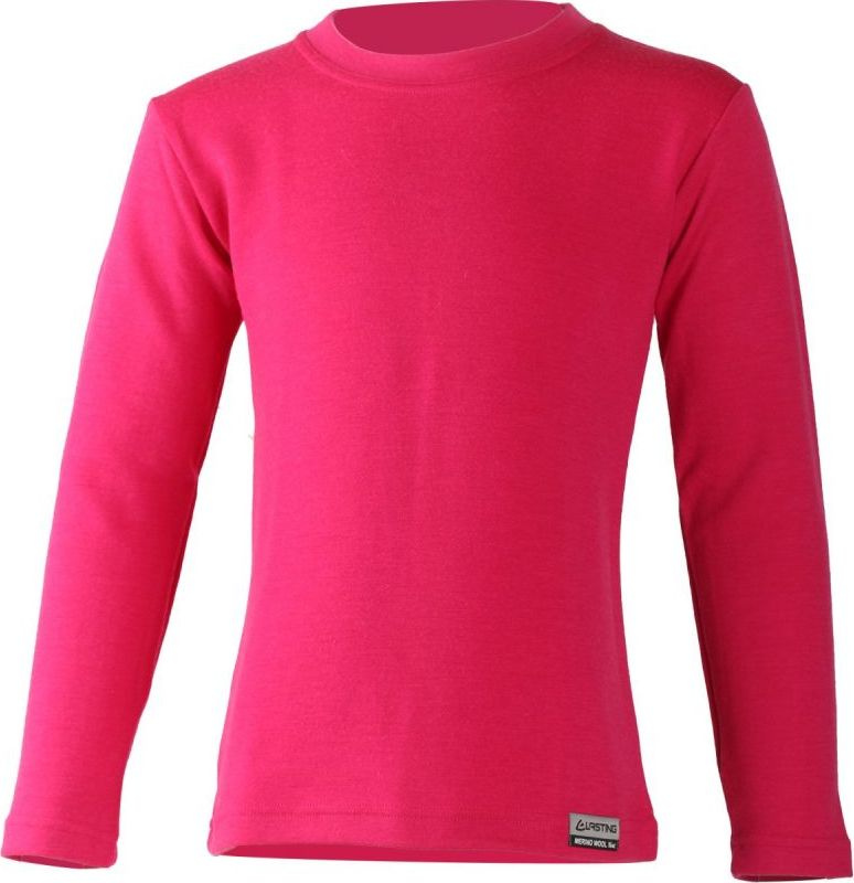 Dětská merino mikina LASTING Stony růžová Velikost: 130