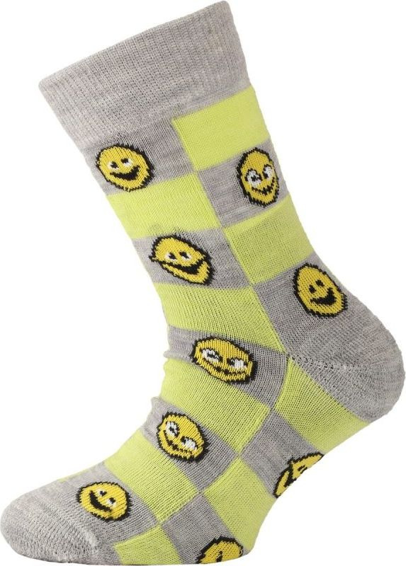 Dětské merino ponožky LASTING Tje žluté Velikost: (34-37) S