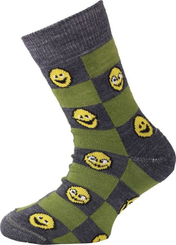 Dětské merino ponožky LASTING Tje zelené Velikost: (29-33) XS