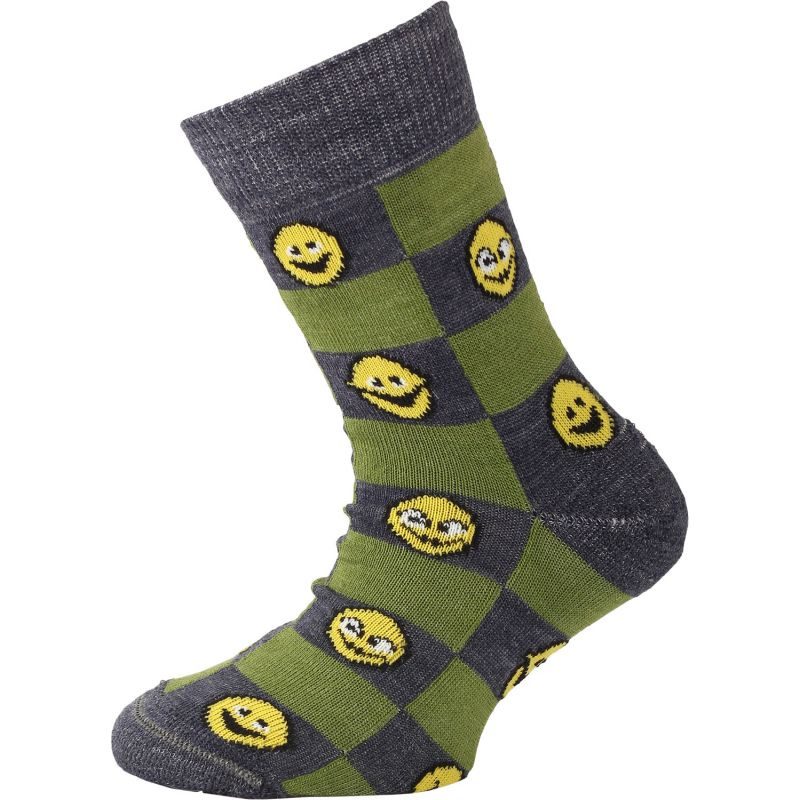 Dětské merino ponožky LASTING Tje zelené Velikost: (29-33) XS