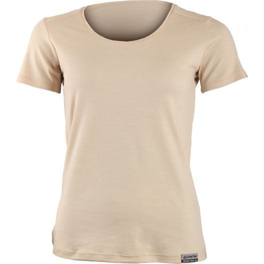 Dámské merino triko LASTING Irena béžová Velikost: S