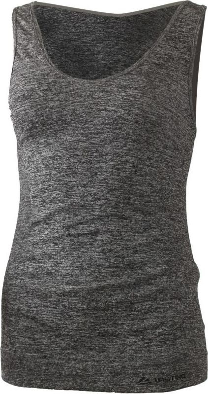 Dámské funkční tílko LASTING Muk šedý melír Velikost: L/XL